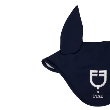Cuffia Equestro x FISE in tessuto tecnico Blazer marine Blu marino Cuffia Equestro x FISE in tessuto tecnico Blazer marine Blu marino
