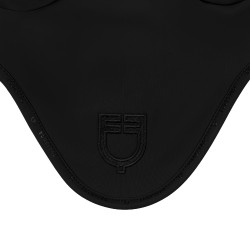 Cuffia Equestro Silica con logo Nero
