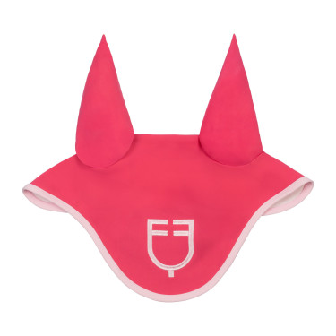 Cuffia Equestro trapuntata Wave in tessuto tecnico Caprifoglio / ballerina Rosa