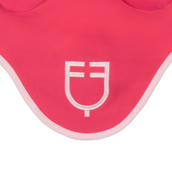 Cuffia Equestro trapuntata Wave in tessuto tecnico Caprifoglio / ballerina Rosa