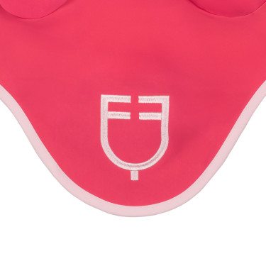 Cuffia Equestro trapuntata Wave in tessuto tecnico Caprifoglio / ballerina Rosa