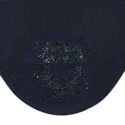 Cuffia Equestro in tessuto tecnico con logo in strass Blazer blu navy / blazer blu navy Blu marino