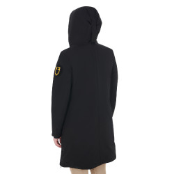 Giacca lunga da donna Equestro idrorepellente e antivento Nero