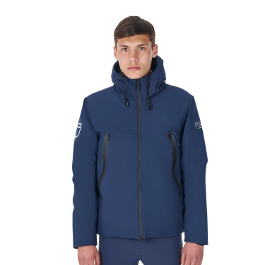 Giacca impermeabile da uomo Equestro x FISE Blazer marine Blu marino