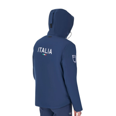 Giacca impermeabile da uomo Equestro x FISE Blazer marine Blu marino
