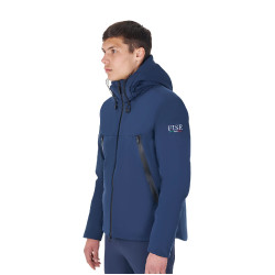 Giacca impermeabile da uomo Equestro x FISE Blazer marine Blu marino