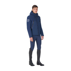 Giacca impermeabile da uomo Equestro x FISE Blazer marine Blu marino