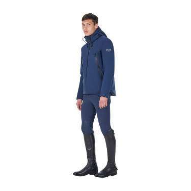 Giacca impermeabile da uomo Equestro x FISE Blazer marine Blu marino
