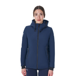 Giacca impermeabile da donna Equestro x FISE Blazer marine Blu marino