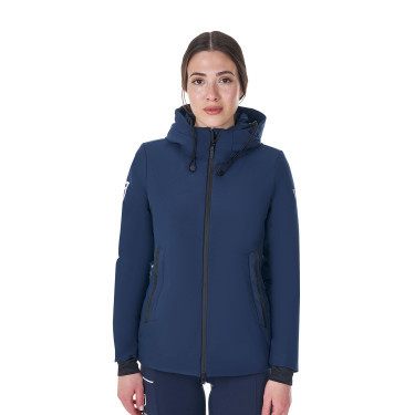 Giacca impermeabile da donna Equestro x FISE Blazer marine Blu marino