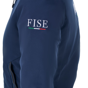 Giacca impermeabile da donna Equestro x FISE Blazer marine Blu marino