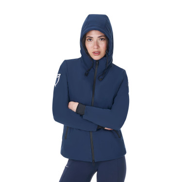 Giacca impermeabile da donna Equestro x FISE Blazer marine Blu marino