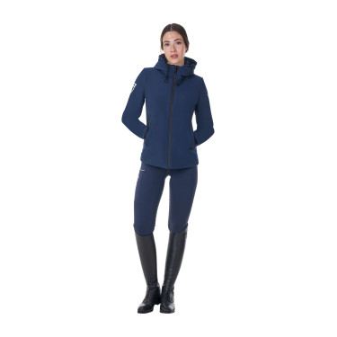 Giacca impermeabile da donna Equestro x FISE Blazer marine Blu marino