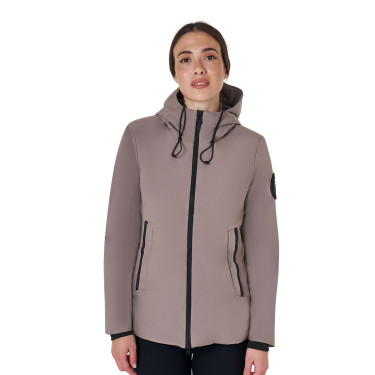Giacca Equestro da donna idrorepellente e antivento Tigrato Marrone