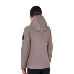 Giacca Equestro da donna idrorepellente e antivento Tigrato Marrone