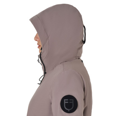 Giacca Equestro da donna idrorepellente e antivento Tigrato Marrone