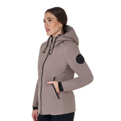 Giacca Equestro da donna idrorepellente e antivento Tigrato Marrone