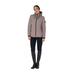 Giacca Equestro da donna idrorepellente e antivento Tigrato Marrone
