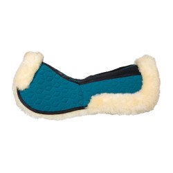 Ammortizzatore Equestro in elastan con tasche e fodera in pelle di pecora Petrolio / naturale Blu