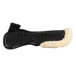 Ammortizzatore Acavallo per compensare MF-S WFS camoscio montone posteriore gel esagonale alza anteriore Nero / montone naturale