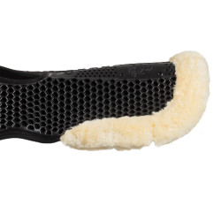 Ammortizzatore Acavallo per compensare MF-S WFS camoscio montone posteriore gel esagonale alza anteriore Nero / montone naturale