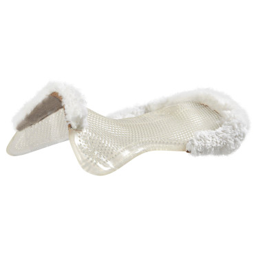 Ammortizzatore Acavallo Gel NS-S Classic-S taglio piatto demi Trasparente / montone bianco