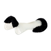 Ammortizzatore Acavallo in gel NS-S Classic-S taglio piatto Trasparente / montone nero