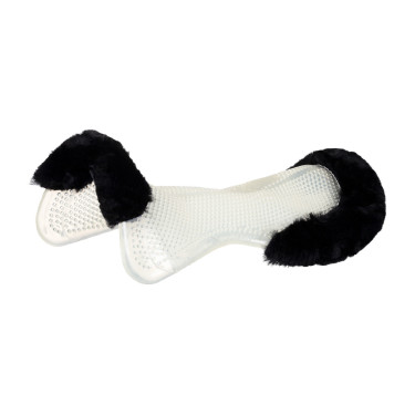 Ammortizzatore Acavallo in gel NS-S Classic-S taglio piatto Trasparente / montone nero