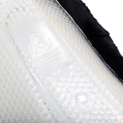 Ammortizzatore Acavallo in gel NS-S Classic-S taglio piatto Trasparente / montone nero