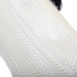 Ammortizzatore Acavallo in gel NS-S Classic-S taglio piatto Trasparente / montone nero
