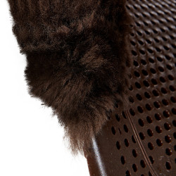 Ammortizzatore Acavallo in gel NS-S Classic-S taglio piatto Marrone / montone marrone