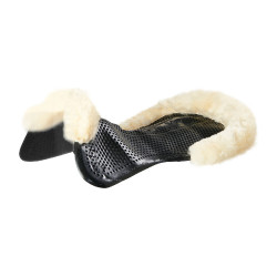 Ammortizzatore Acavallo in gel NS-S Classic-S taglio piatto Nero / montone naturale