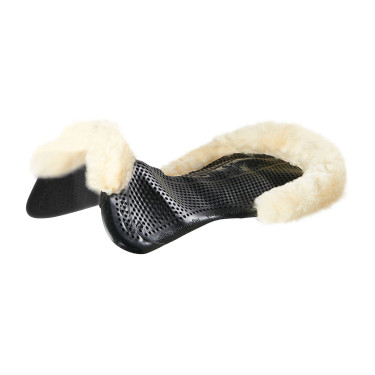 Ammortizzatore Acavallo in gel NS-S Classic-S taglio piatto Nero / montone naturale