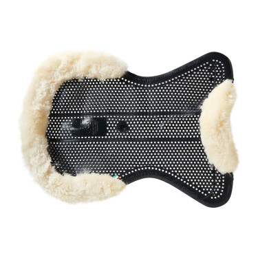 Ammortizzatore Acavallo in gel NS-S Classic-S taglio piatto Nero / montone naturale