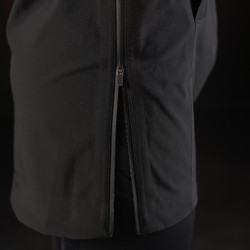 Giacca lunga impermeabile da donna Equestro Ridertechnology Nero