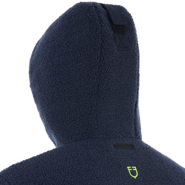 Giacca impermeabile da uomo con inserti in tessuto Teddy Equestro Blazer marine Blu marino