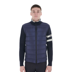 Giacca uomo equitazione Equestro in nylon e maglia Giacca uomo equitazione Equestro in nylon e maglia