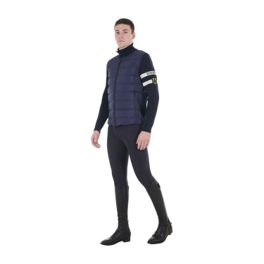 Giacca uomo equitazione Equestro in nylon e maglia Giacca uomo equitazione Equestro in nylon e maglia