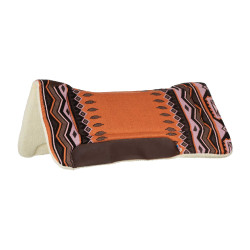 Sottosella western con inserti in pelle e imbottitura in lana sintetica Pool's Arancione / marrone