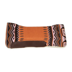 Sottosella western con inserti in pelle e imbottitura in lana sintetica Pool's Arancione / marrone