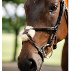Briglia Grackle a forma di 8 Horseware con capezzina incrociata Marrone Briglia Grackle a forma di 8 Horseware con capezzina incrociata Marrone