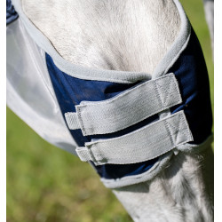 Maschera anti-mosche Horseware Shield Marino / argento Blu Maschera anti-mosche Horseware Shield Marino / argento Blu