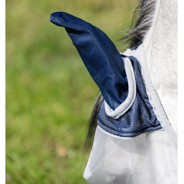 Maschera anti-mosche Horseware Shield Marino / argento Blu Maschera anti-mosche Horseware Shield Marino / argento Blu