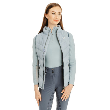Gilet senza maniche Horseware Stride donna Blu mélange