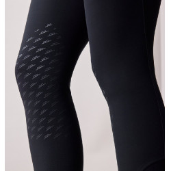 Pantaloni da equitazione donna a vita alta Horseware Allora Alessandro Albanese con grip al ginocchio Nero
