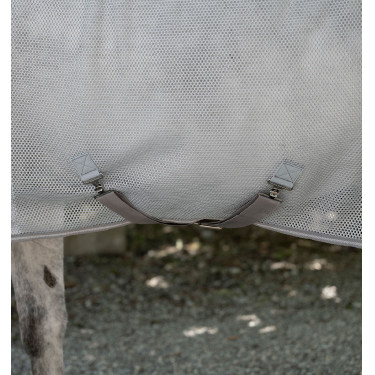 Coperta in rete asciugante AirNet Amigo Blu mélange / grigio titanio / argento