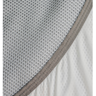 Coperta in rete asciugante AirNet Amigo Blu mélange / grigio titanio / argento