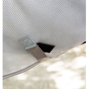 Coperta in rete asciugante AirNet Amigo Blu mélange / grigio titanio / argento