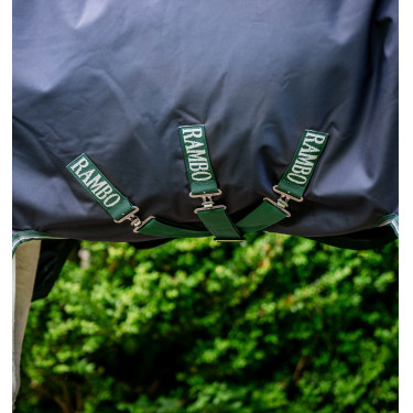 Coperta da esterno Rambo 1680D Wug 50g Blu marino / verde cacciatore / argento