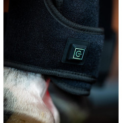 Stinchiere terapeutici Horseware con luce rossa a LED Nero / nero